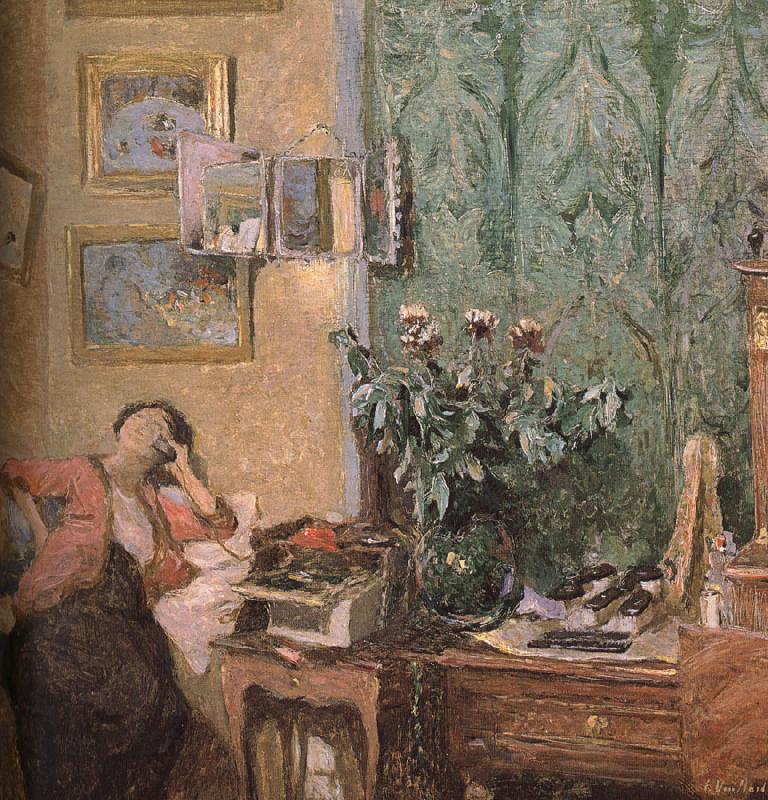 Edouard Vuillard Mrs. Black s call oil painting image